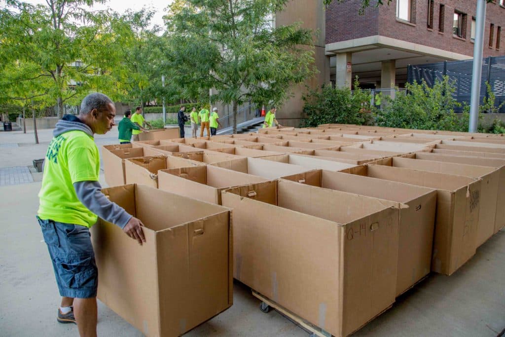 Moving bins, bin rental