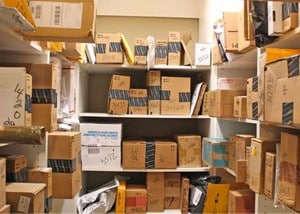 Mail room, packages