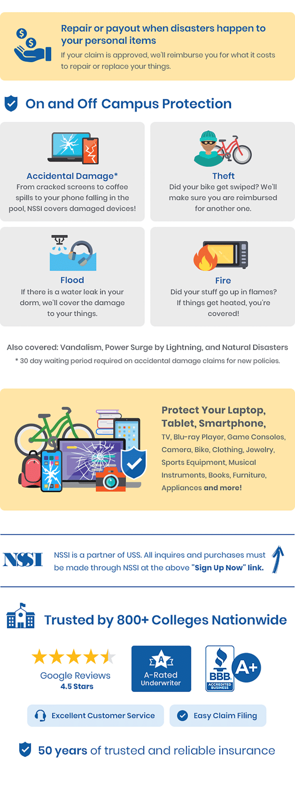 NSSI Student Property Insurance